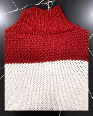 Jersey de punto crop top rayas