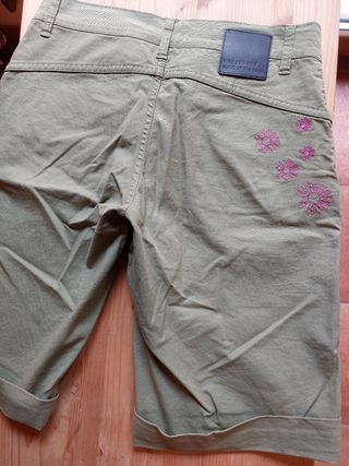 Pantalones cortos escalada Trangoworld mujer verde