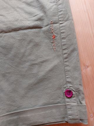 Pantalones cortos escalada Trangoworld mujer verde