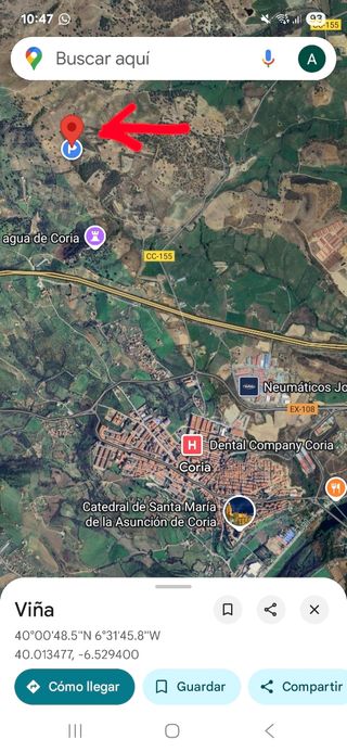 Terreno en venta en Coria