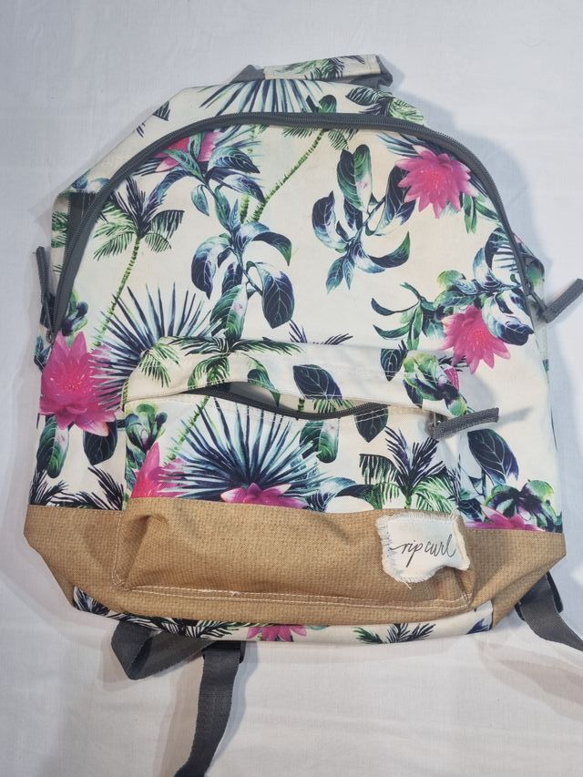 Mochila chica Rip Curl flores tropical