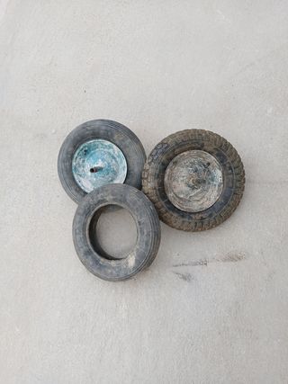 Ruedas de carretilla (3 unidades)