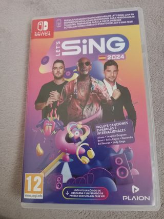 Juego Nintendo Switch Let's Sing 2024