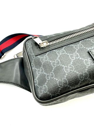 Riñonera Gucci Negra y Gris