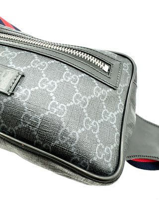 Riñonera Gucci Negra y Gris