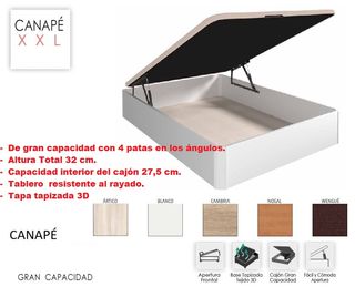 Colchón Visco con Canapé y Almohada