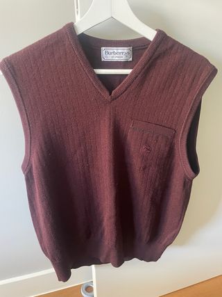 Chaleco Burberry Granate Talla L