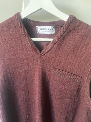Chaleco Burberry Granate Talla L