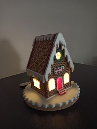 Casetta Natalizia con Luci 3D