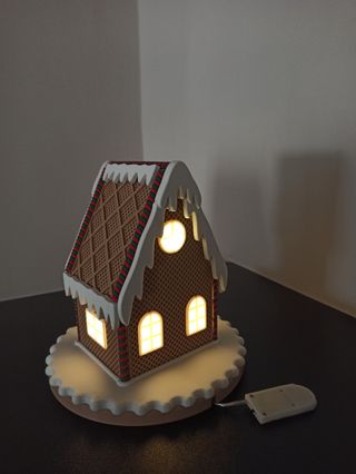 Casetta Natalizia con Luci 3D
