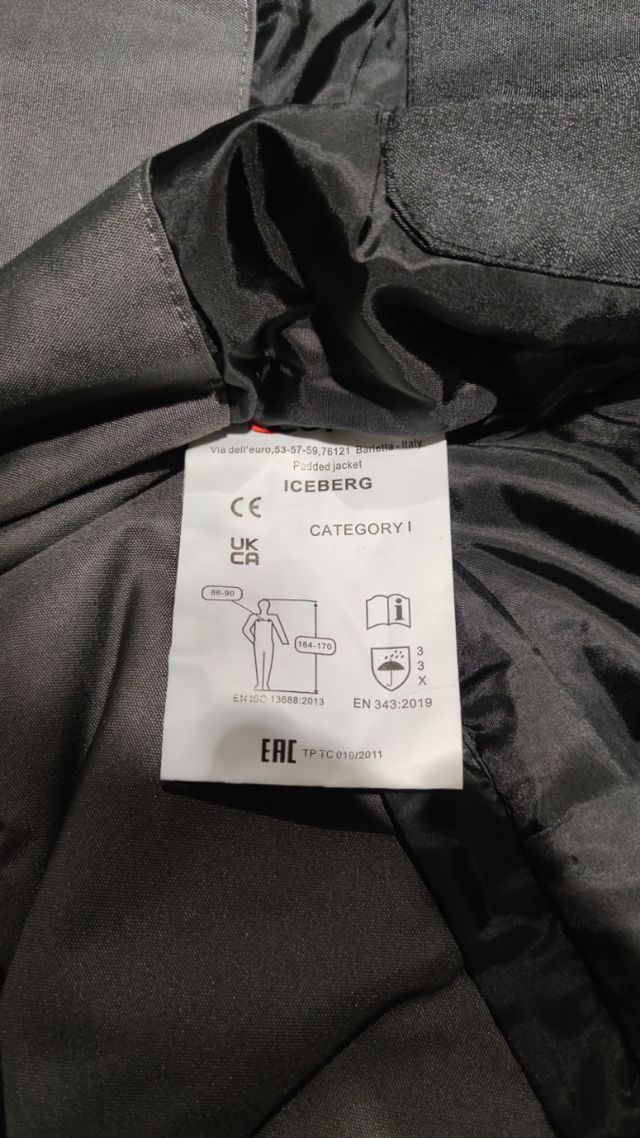 "Cofra Iceberg" giubbotto da lavoro tg. S/M