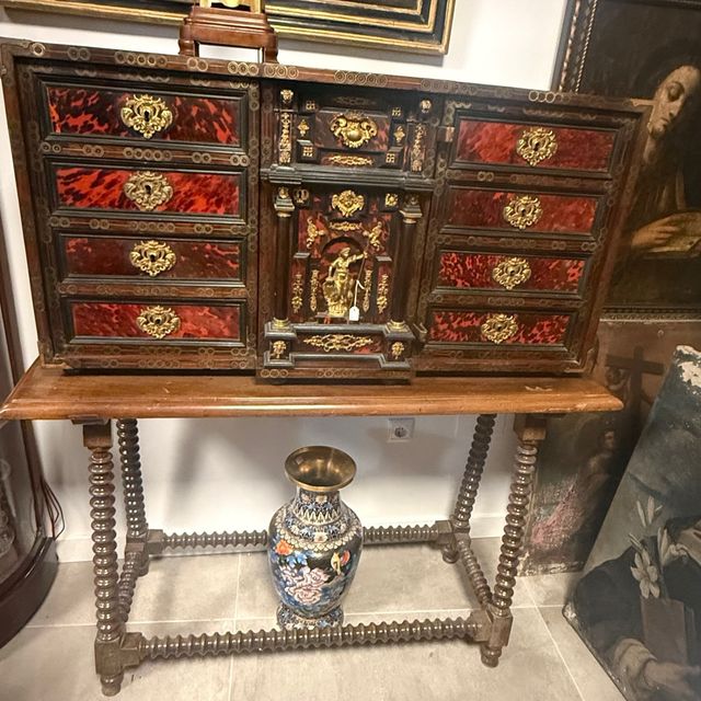 Bargueño Papelera Siglo XVII Hispano Flamenco