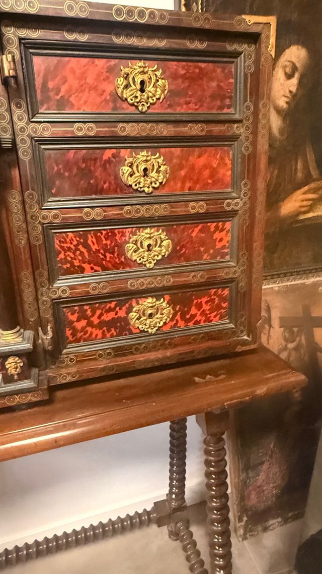 Bargueño Papelera Siglo XVII Hispano Flamenco