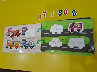 Libro de actividades infantil y 2 puzzle 