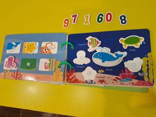 Libro de actividades infantil y 2 puzzle 