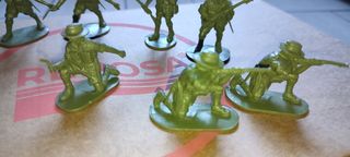 11 Soldatini plastica verdi Australiani