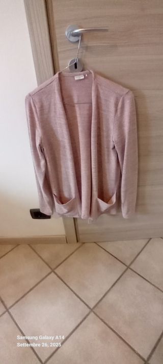 Cardigan donna rosa taglia unica