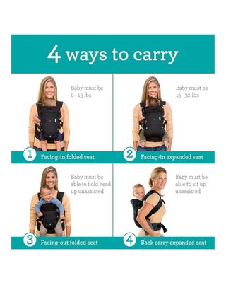 Mochila Portabebés 4 Posiciones