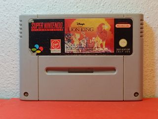 Super Nintendo El Rey León SNES PAL Esp