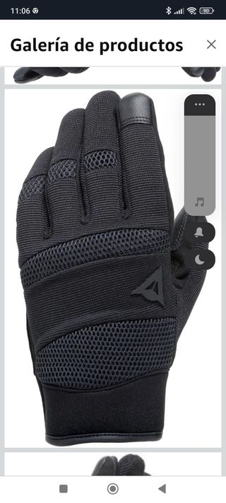 Guantes de moto negros xl