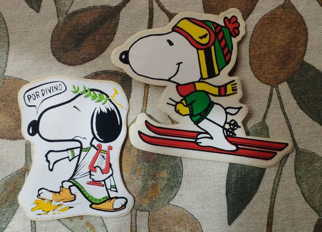 Pack 2 Adhesivos Snoopy 80s