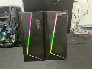 Altavoces Gamer RGB Negros