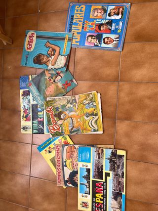 Lote Álbumes Cromos Años 60