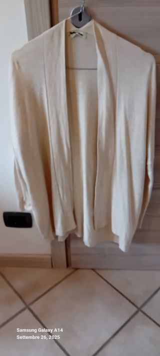 Cardigan beige donna