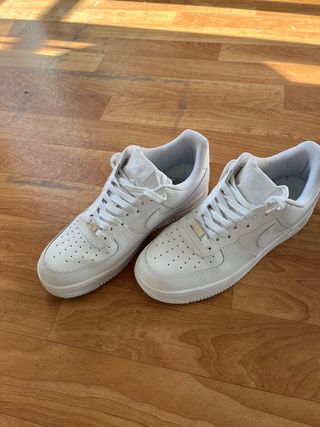 Lote 2 pares zapatillas Nike Air Force 1 blancas