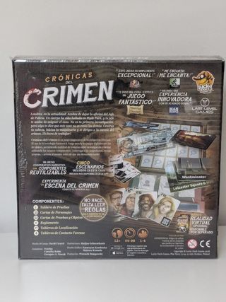Cronicas del Crimen Juego de Mesa