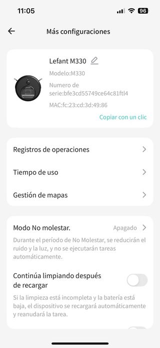 LEFANT M330 Robot Aspirador y Fregasuelos