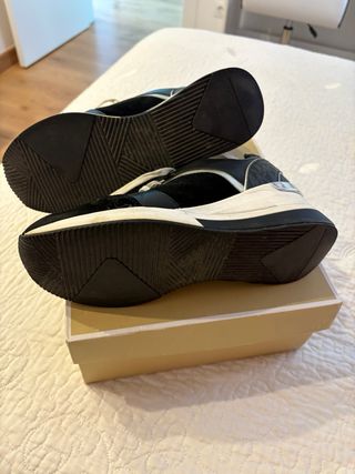 Zapatillas Michael Kors Talla 39 Negro/Plata