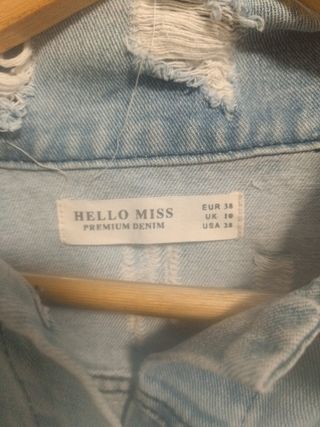 Chaqueta vaquera Hello Miss Talla M