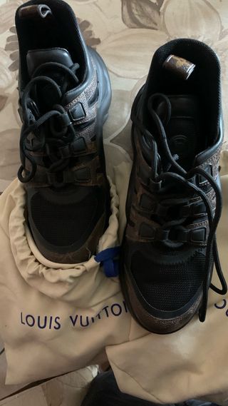 Scarpe Louis Vuitton donna Pelle e Tessuto 