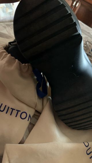 Scarpe Louis Vuitton donna Pelle e Tessuto 