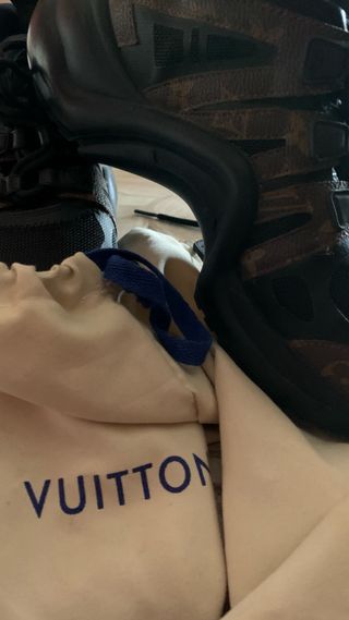 Scarpe Louis Vuitton donna Pelle e Tessuto 
