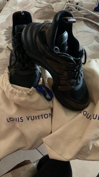 Scarpe Louis Vuitton donna Pelle e Tessuto 