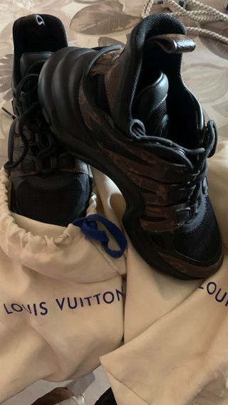 Scarpe Louis Vuitton donna Pelle e Tessuto 