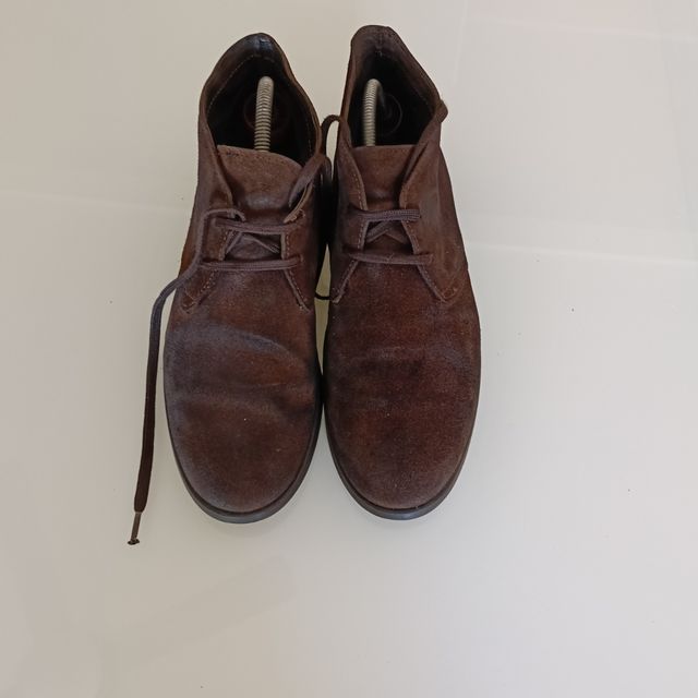 Scarpe uomo scamosciate marroni tg 42 Made in Ital