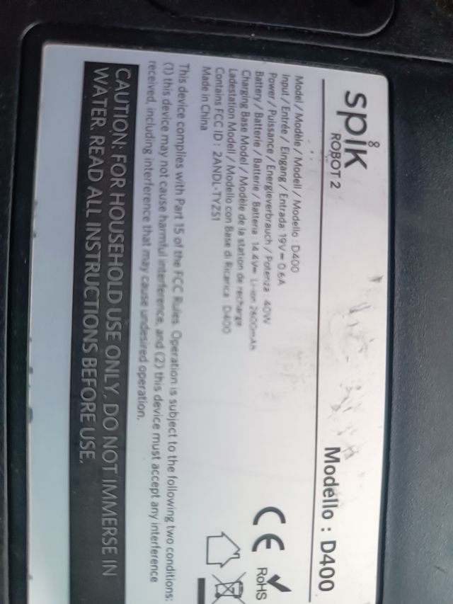 Mando Spik robot 2, barredora, fregadora