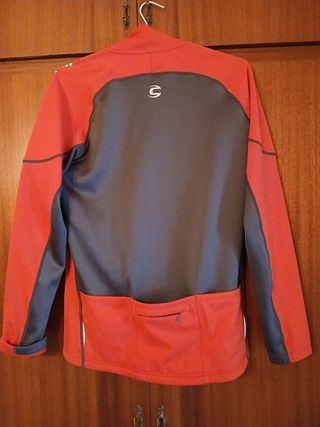 Chaqueta ciclista Cannondale roja