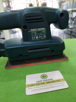 Lijadora Black & Decker KA186 135W