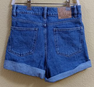 Pantalon corto vaquero mujer Stradivarius Vintage 