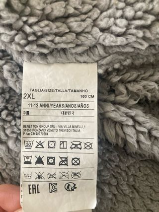 Cazadora Benetton verde 11-12 años