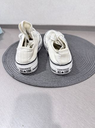 Zapatillas Converse Plataforma Blancas