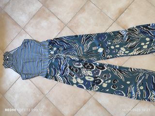 Tuta elegante in seta