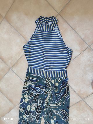 Tuta elegante in seta