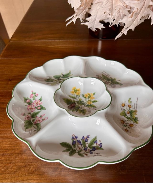 Bandeja porcelana para aperitivos