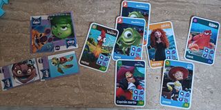 Cartas y pegatinas Disney Carrefour