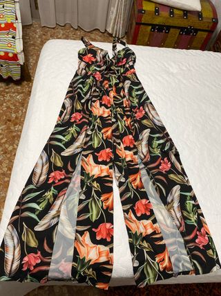 Mono largo estampado floral
